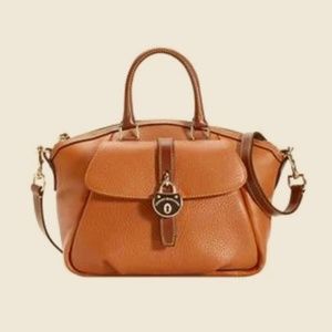 Dooney and Bourke Brown Samba Leather Satchel